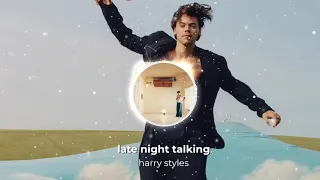 late night talking - harry styles (instrumentals + backing vocals)