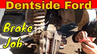 Dentside Ford Brake Job:  How To Change Brake Pads, Calipers and Brake Hoses on a 1977 Ford F250