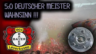 German champions 2023/24 Bayer 04 Leverkusen vs. Werder Bremen 5:0 - Last minutes & pitch storming