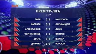 Чемпіонат України: всі результати 1 туру сезону 2018/2019