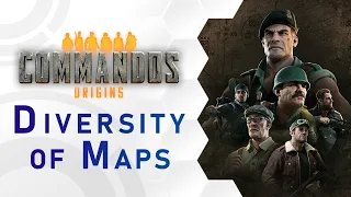 Commandos: Origins | Diversity of Maps Trailer (DE)