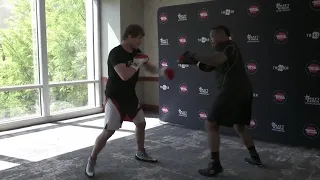 Ben Askren LATEST SPARRING FOOTAGE ahead of fight with Jake Paul