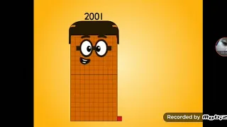 Numberblock voises 2000 to 2050