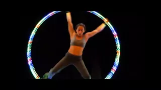 Cyr LED Wheel Female Urban Acrobatics Circus Act Variety Performance Gala Show Entertainment