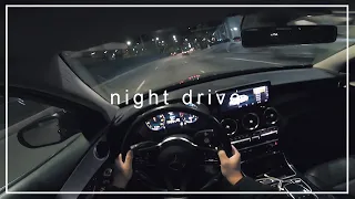 MERCEDES-BENZ C180 1.6 TURBO (W205) - POV | NIGHT DRIVE 🔥🚀