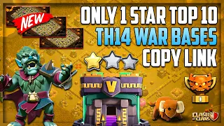 Top 10 Best TH14 War Bases Link | Only 1 Star TH14 Bases | Unbeaten New TH14 War & Legend Bases 2023