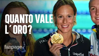 Ecco quanti soldi ha guadagnato Federica Pellegrini con la medaglia d'oro ai Mondiali di nuoto