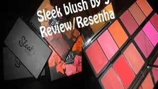 Sleek blush by 3 - trio blush palette; Sugar, Flame, Pink sprint and Pumpkin  | review