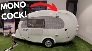 Camping 2023: Barefoot Monock Wohnwagen wheelhouse Hamburg