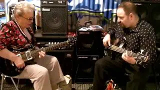 Carol Kaye and Marco Panascia jam at Ibanez booth NAMM 2010