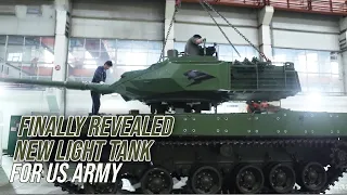 Finally Revealed, New Light Tank For US Army with 105mm gun, lighter chassis than M8 Buford