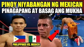 MEXICAN NAUNA ANG YABANG SA PINOY | BASAG ANG MUKHA AT PINAGAPANG