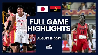 Japan vs Angola Full Game Highlights (Friendly Game In FIBA World Cup 2023)