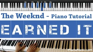 The Weeknd - Earned It - PianoNest TUTORIAL / How to Play