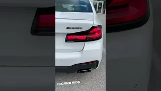 2022 BMW M550i cold start & engine rev