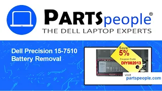 Dell Precision 15-7510 (P53F001) Battery How-To Video Tutorial