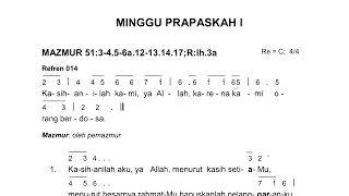 Minggu Prapaskah I - Kasihanilah kami ya Allah karena kami orang berdosa