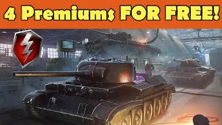 4 TANKS FOR FREE! Birthday Event Explained | WoT Blitz