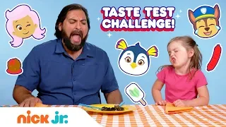 Funky Foods Taste Test w/ Parents & Kids 🦑Ft. PAW Patrol, Top Wing, Bubble Guppies 🍝| Nick Jr.