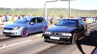 BMW E36 M50 vs GOLF 6