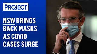 COVID-19: NSW Re-Introduces Masks As New Cases Surge Above 5,000
