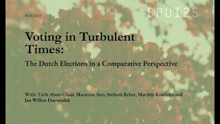 Voting in Turbulent Times: the Dutch Elections in a Comparative Perspective