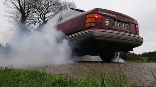 1985 Ford Scorpio 2.8i burnout