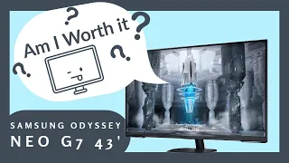 Samsung Odyssey Neo G7 43″ G70NC Unboxing & Review, best PC & Console Mini-Led Gaming Monitor/TV ?