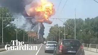 Tanker truck explodes in Bologna, Italy