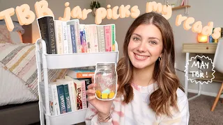 TBR jar prompts choose my May reads! 🌷⭐️ may tbr 2024