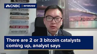 There are 2 or 3 bitcoin catalysts coming up, analyst says