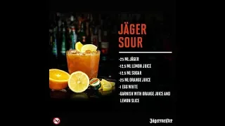 JÄGER SOUR - This full-bodied taste explosion is the cheeky upstart leaving whiskey in the dust.