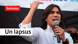 Julia Correa reacciona al “lapsus” del candidato Albert Corredor en Medellín