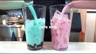 cafe vlog)⚠️Caution-Watching this video while lying in bed may cause you to fall asleep⚠️,1hour,asmr