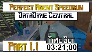 Perfect Dark Speedrun Perfect Agent part 1.1 DataDyne Central - Defection