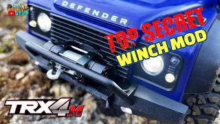 Top Secret Winch MOD for Traxxas TRX4M Land Rover & all 1/18 and 1/24 Scales | Cars Trucks 4 Fun