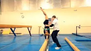 How to Walk on a Balance Beam | Gymnastics