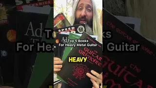 Top 5 Books for Heavy Metal Guitar #guitar #metalguitar #heavymetalguitar