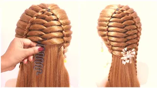 bridal braided hairstyle || bridesmaid hairsyle || long hair hairstle @Avnihairdo #hairstyle