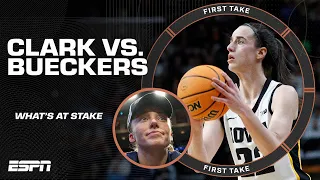 What's at stake in the Caitlin Clark vs. Paige Bueckers matchup 🍿 | First Take