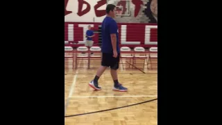 Big Man Middle School Football Player blows up the Nae Nae