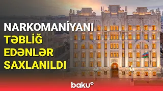 Bakıda divarlara təbliğat xarakterli şüarlar yazan şəxslər saxlanıldı