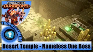 Minecraft Dungeons - Desert Temple Walkthrough Part 8 - Defeat the Nameless One Boss Fight