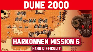 Dune 2000 - Harkonnen Mission 6 (Left Map) - Hard Difficulty - 1080p