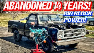 ABANDONED Big Block Dodge Truck Returned To Its Former Glory: Will It Run? Part 1