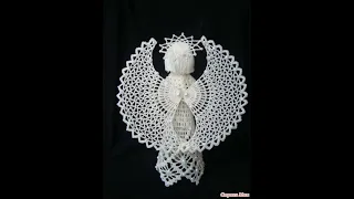 Beautiful crocheted angels Ideas from the Internet #cristmasangel #angel #crochetangel #ideas