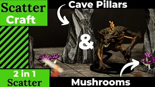 Cave Terrain D&D - Cheap Easy Cave Scatter Terrain
