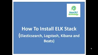 How to install and configure ELK (Elasticsearch, Logstash, Kibana and Beats) -  Centos 8