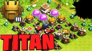 ТХ8 ИДЁТ В ТИТАН !+400кубков за 2часа !CLASH OF CLANS