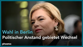 Berlin-Wahl: Interview mit Julia Klöckner (CDU) zur Wahl in Berlin am 12.02.23